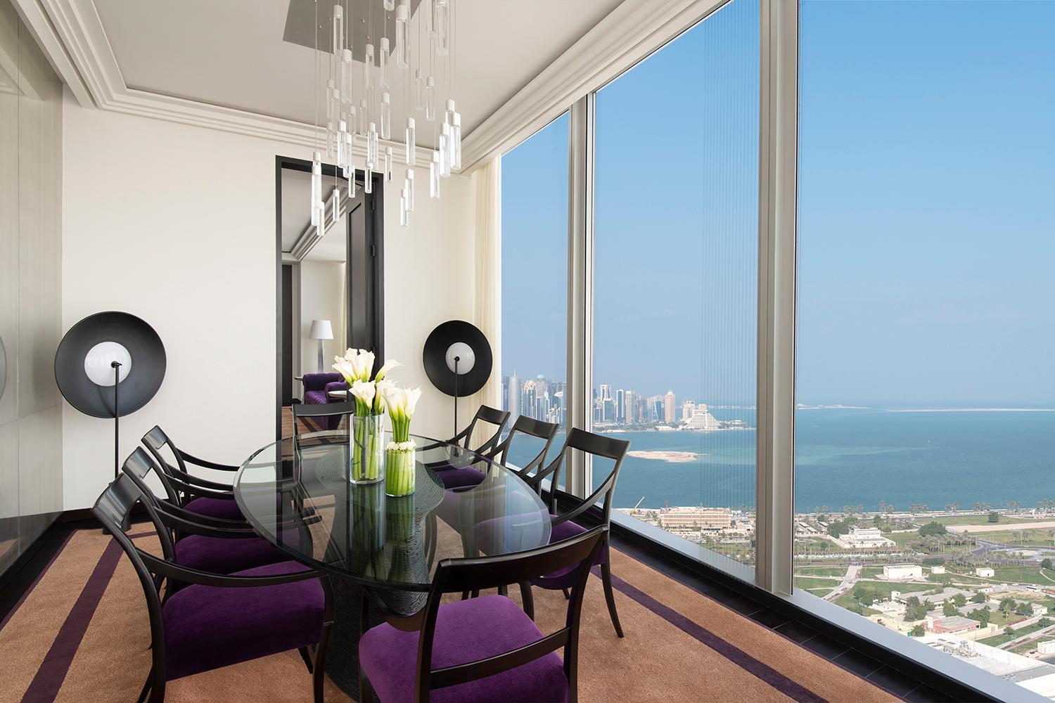 Banyan Tree Doha At La Cigale Mushaireb Bilik gambar A view from a penthouse apartment